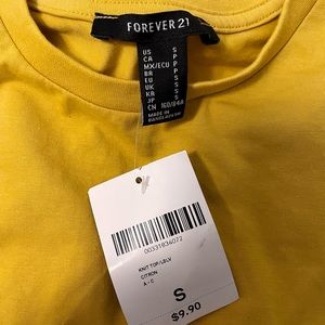 Forever 21 Long Sleeve Cropped Shirt